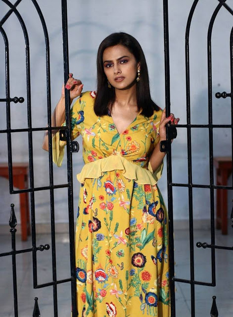 Actress Shraddha Srinath Photoshoot In Yellow Gown 6